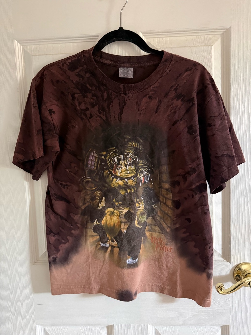 Vintage Harry Potter Tie Dye Cerberus T-Shirt